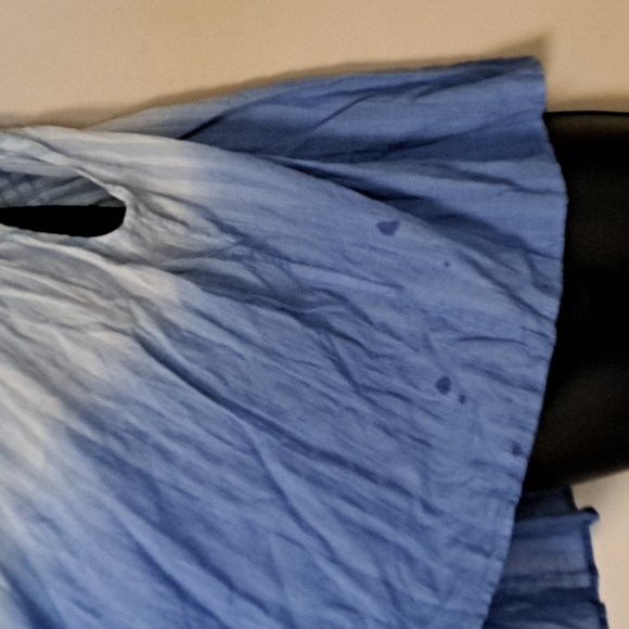 Free People Little Bit of Something Top, Chambray with Flaw - Picture 11 of 11